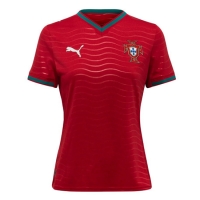 Camiseta Portugal Primera Equipación Replica Mundial 2026 para mujer mangas cortas
